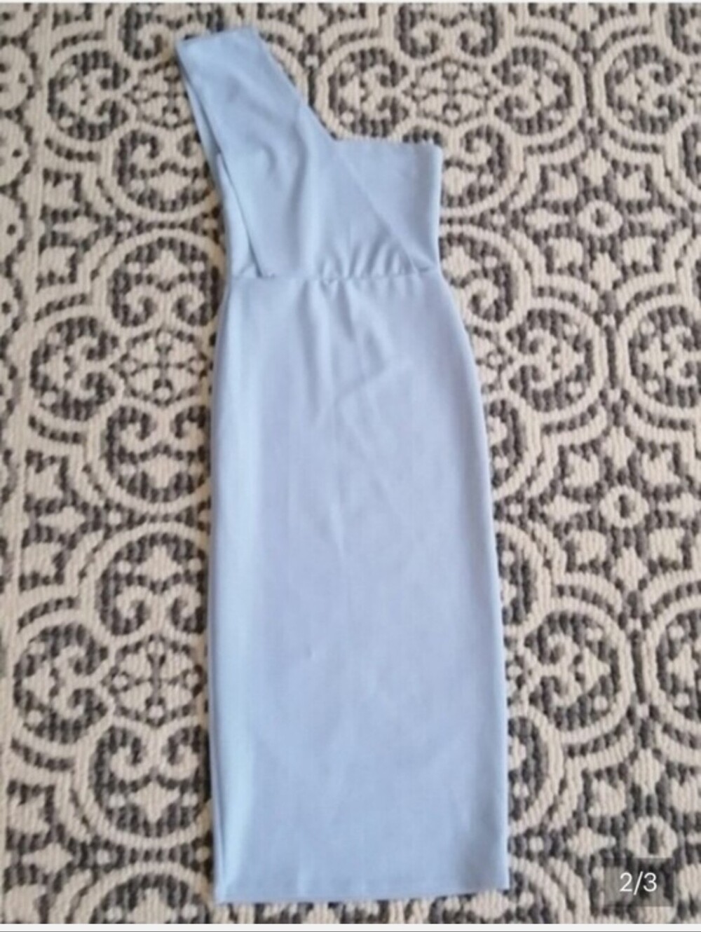 Cocktail Dress Bodycon Baby Blue NWOT